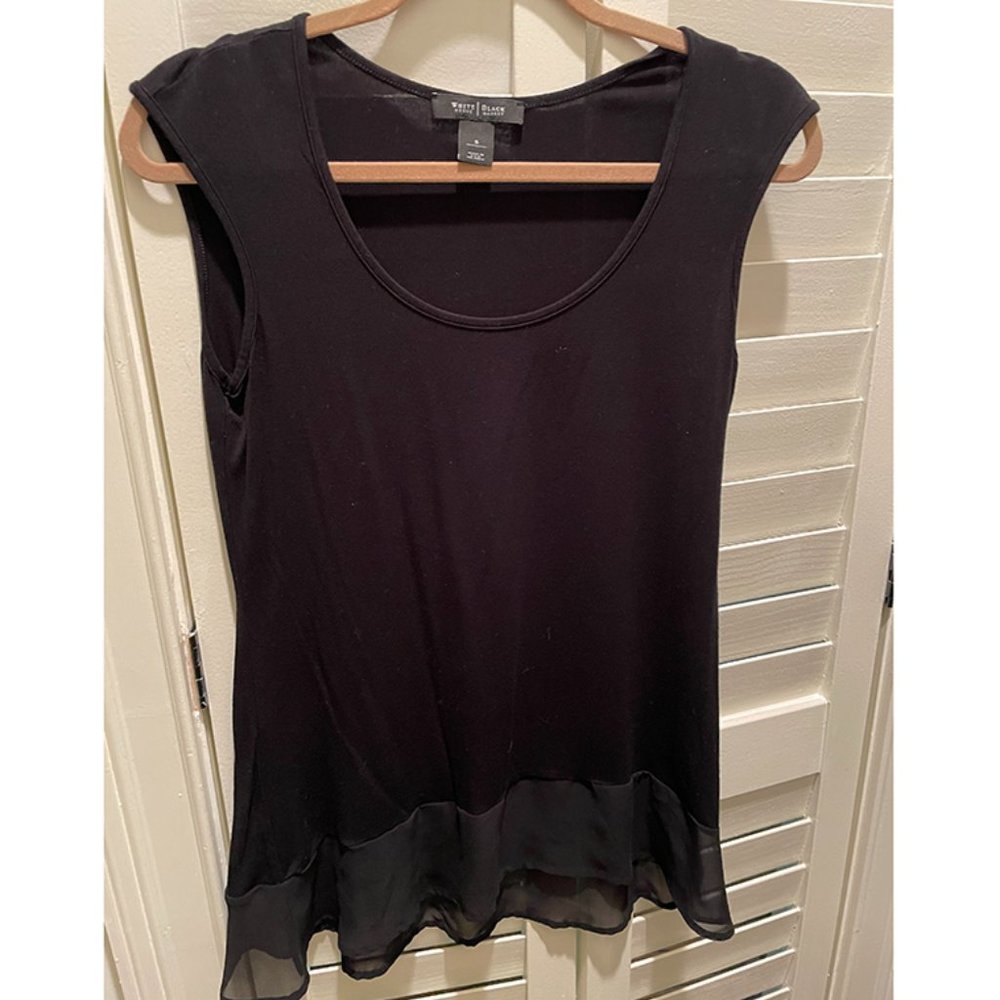 White House Black Market Women's Black Top